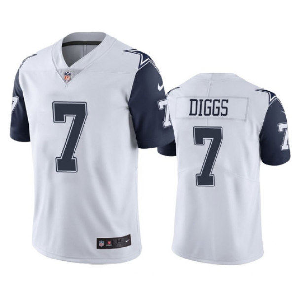 Men's Dallas Cowboys #7 Trevon Diggs 2021 Navy Thanksgiving Limited Stitched Jersey